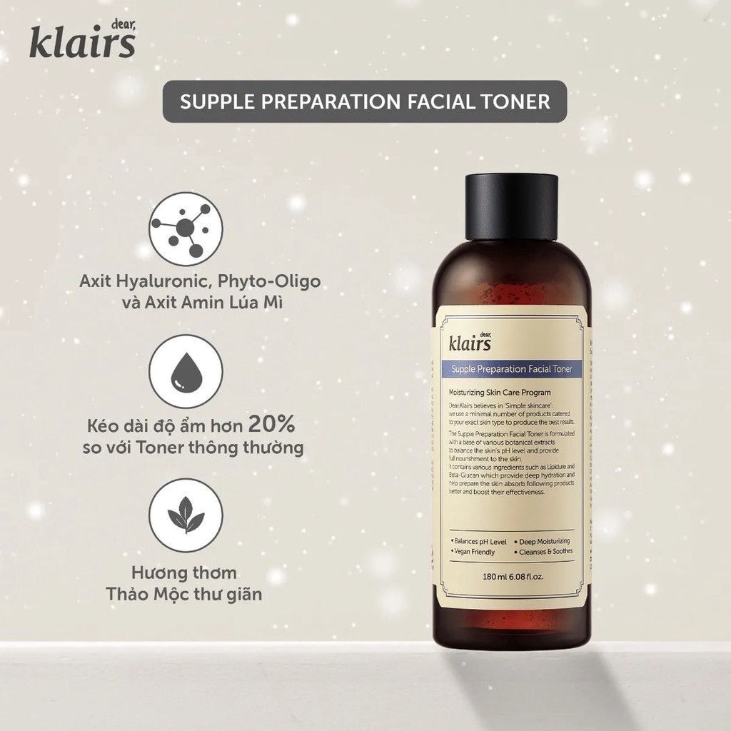 Klairs - Supple Preparation Facial Toner 180ml