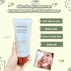 Sữa Rửa Mặt Innisfree Brightening Pore Facial Cleanser 150ml