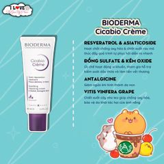 Kem phục hồi Bioderma Cicabio 100ml