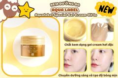 Kem Dưỡng Chống Lão Hóa Shiseido Aqualabel Special Oil In Gel Cream 90g - Vàng