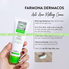Kem Giảm Bóng Dầu, Ngừa Mụn Dermacos Anti-Acne Matting Cream 50ml