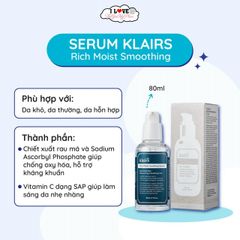 Klairs - Rich Moist Soothing Serum 80ml