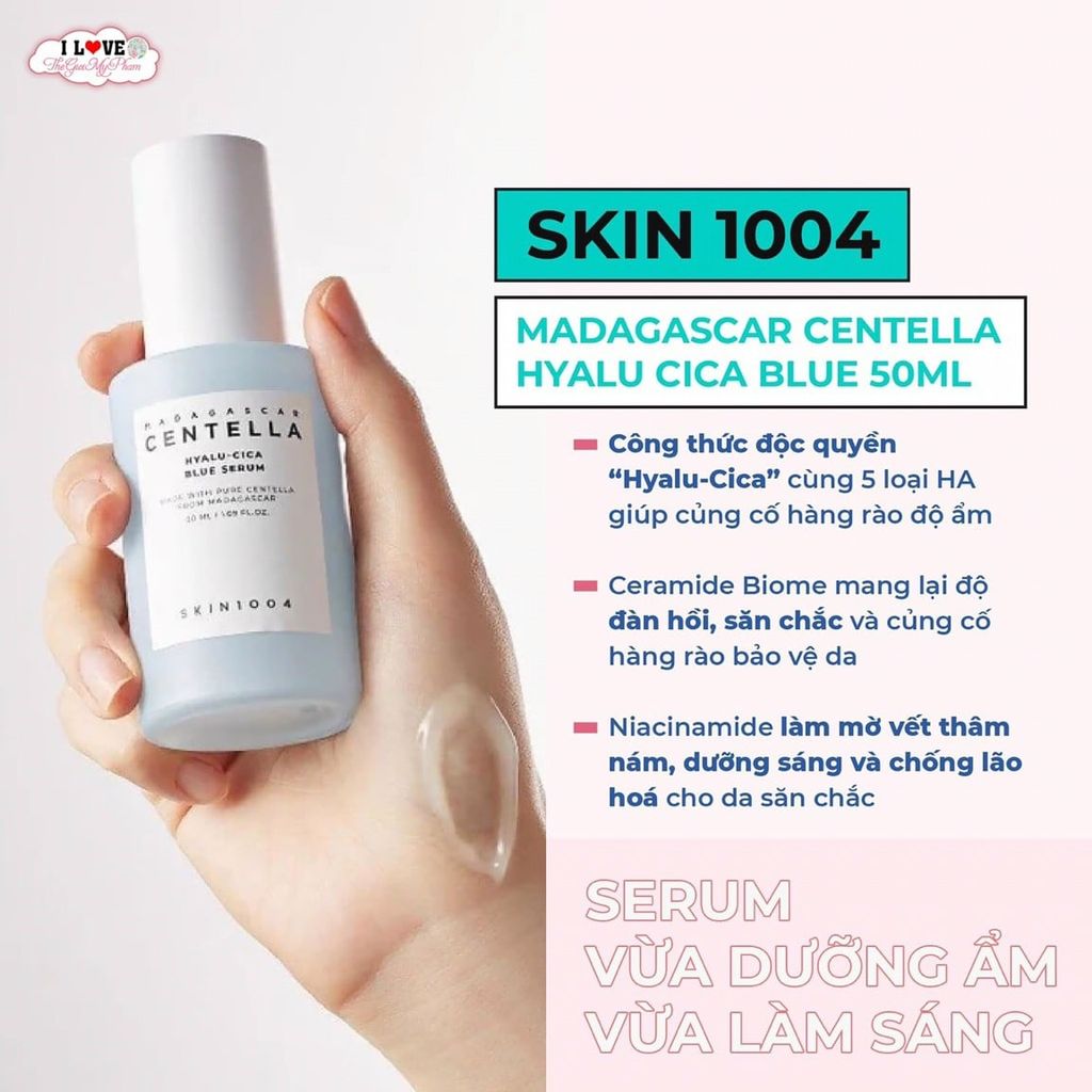 Skin1004 - Hyalu-Cica Blue Serum 50ml