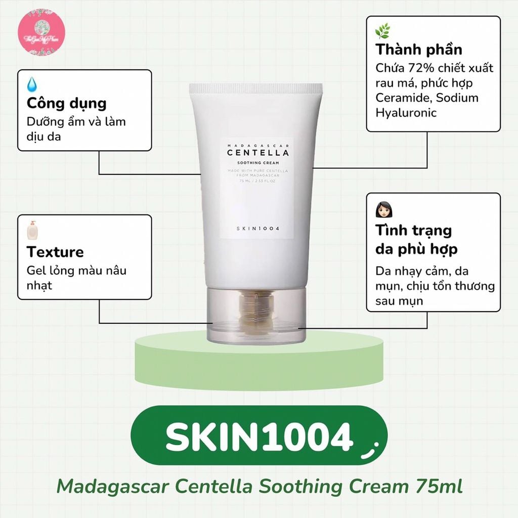 Skin1004 - Madagascar Centella Soothing Cream 75ml