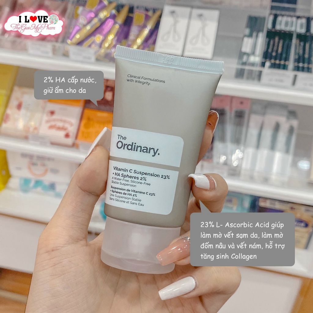 The Ordinary - Kem Dưỡng Sáng Da The Ordinary Vitamin C + HA 30ml