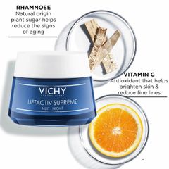 Kem Vichy Liftactiv Supreme Chống Lão Hóa 50ml # Đêm (Ko Tđ)