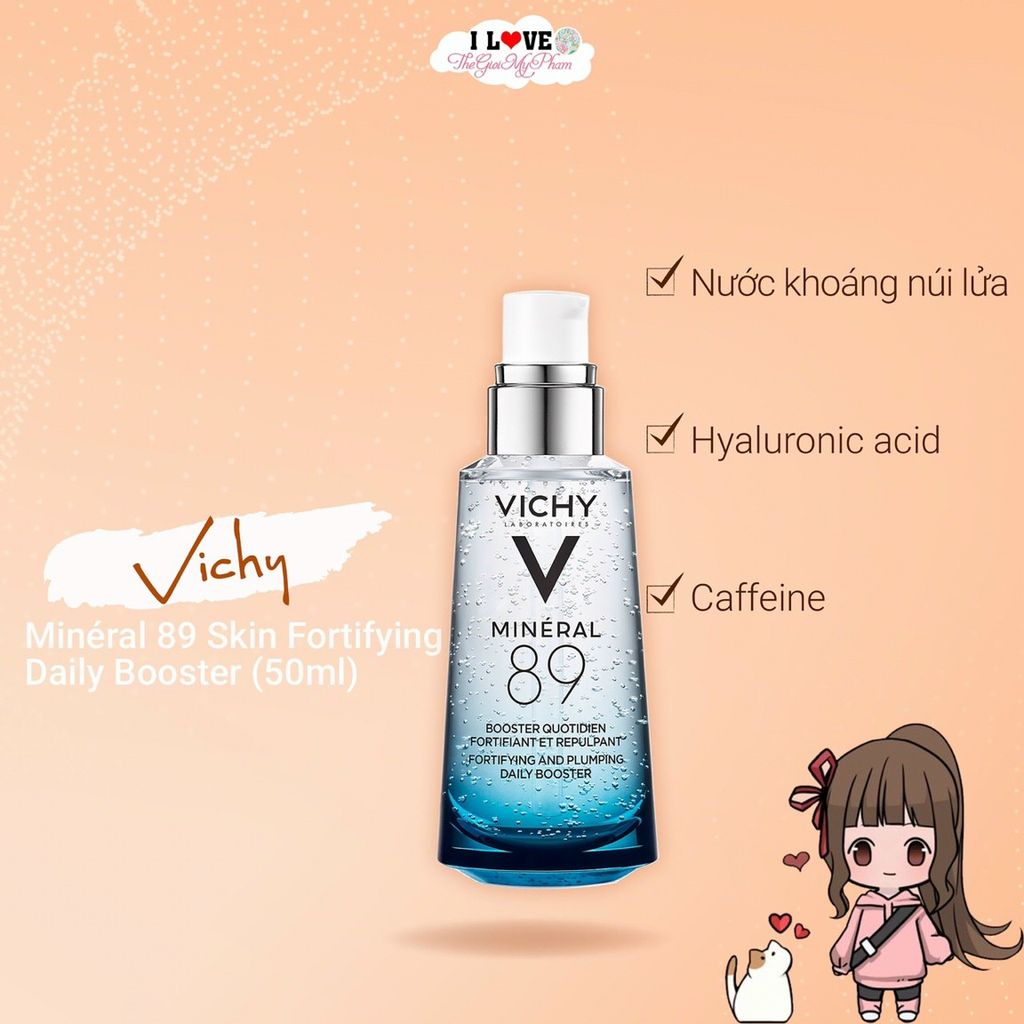 Vichy - Tinh Chất Khoáng Cô Đặc Mineral 89 75ml (Ko tđ)