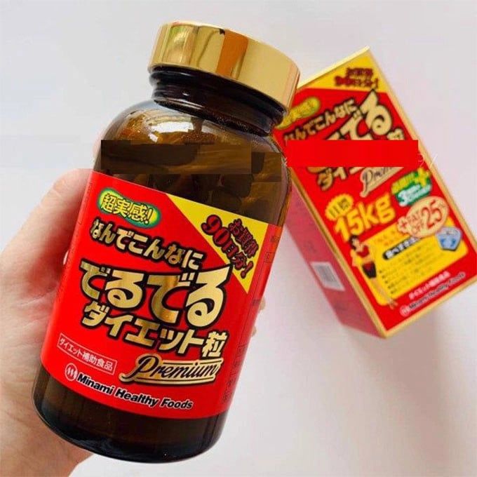 Viên Uống Hỗ Trợ Giảm Cân 15kg Minami Healthy Foods Deru Deru Diet Nhật Bản