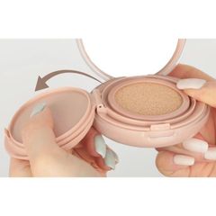 [KTD] Phấn Nước 3CE Glow Cushion SPF50+ PA+++  SPF 50+/PA++++ 15g #002 Soft Nude (Kèm lõi)  - Da Trung Bình