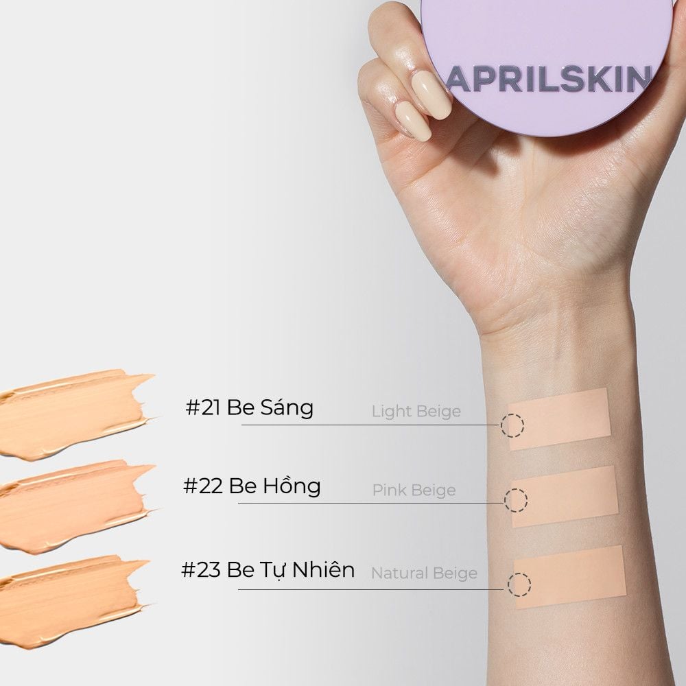 Phấn Nước Aprilskin Ultra Slim Cushion #23 (Kèm 1 Lõi)