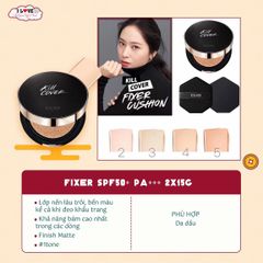 CLIO - Kill Cover Fixer Cushion #3-BY (Kèm Lõi)
