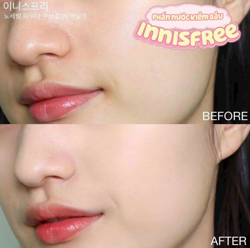 Innisfree - No-Sebum Powder Cushion #21N