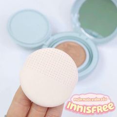 Phấn Nước Kiềm Dầu, Che Phủ Cao Innisfree No-Sebum Powder Cushion SPF35PA++ 14g #21N - Da tự nhiên