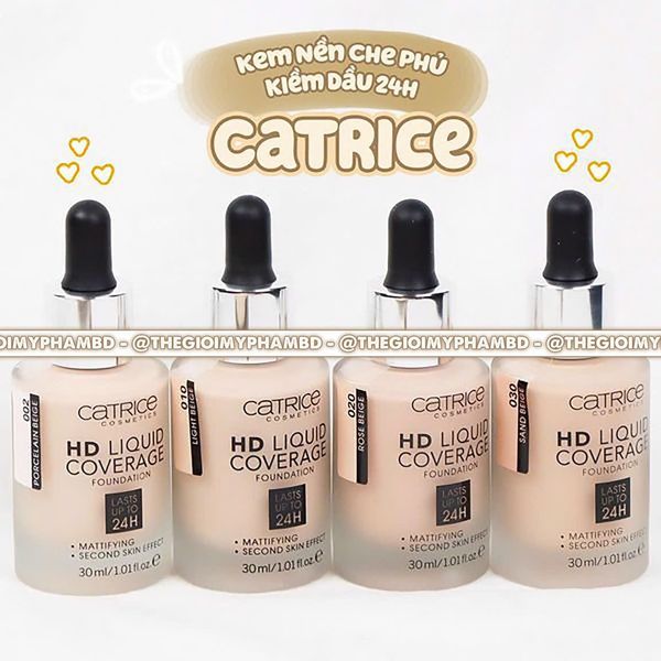 Kem Nền Catrice HD Liquid Coverage 020