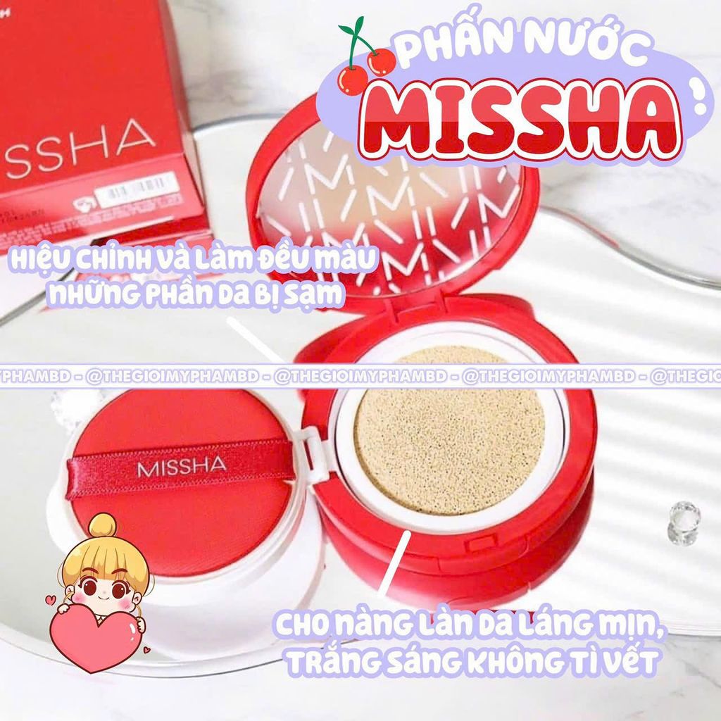 Cushion Missha Velvet Finish #23 (Đỏ)