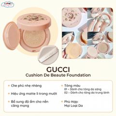 Gucci - Gucci Cushion De Baute 14g #01 (Ko tđ)