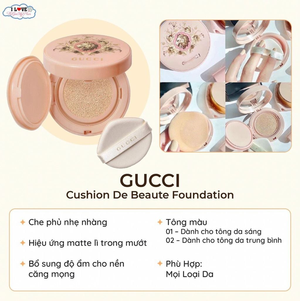 Gucci - Gucci Cushion De Baute 14g #02 (Ko tđ)