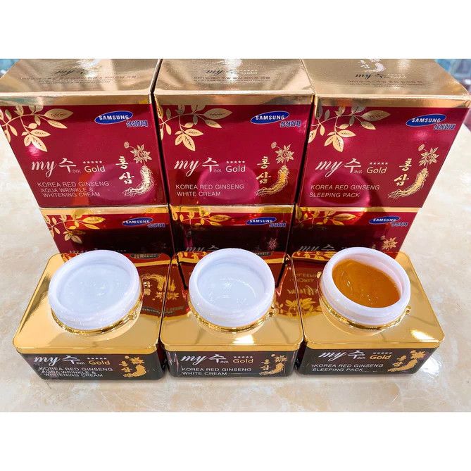 Kem sâm My Gold Wrinkle&Whitening 50ml (vuông)