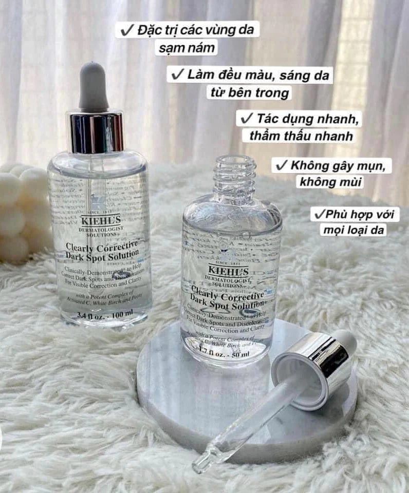 Kiehls - Serum Kiehl's Clearly Corrective Dark Spot Solution 50ml (Ko tđ)