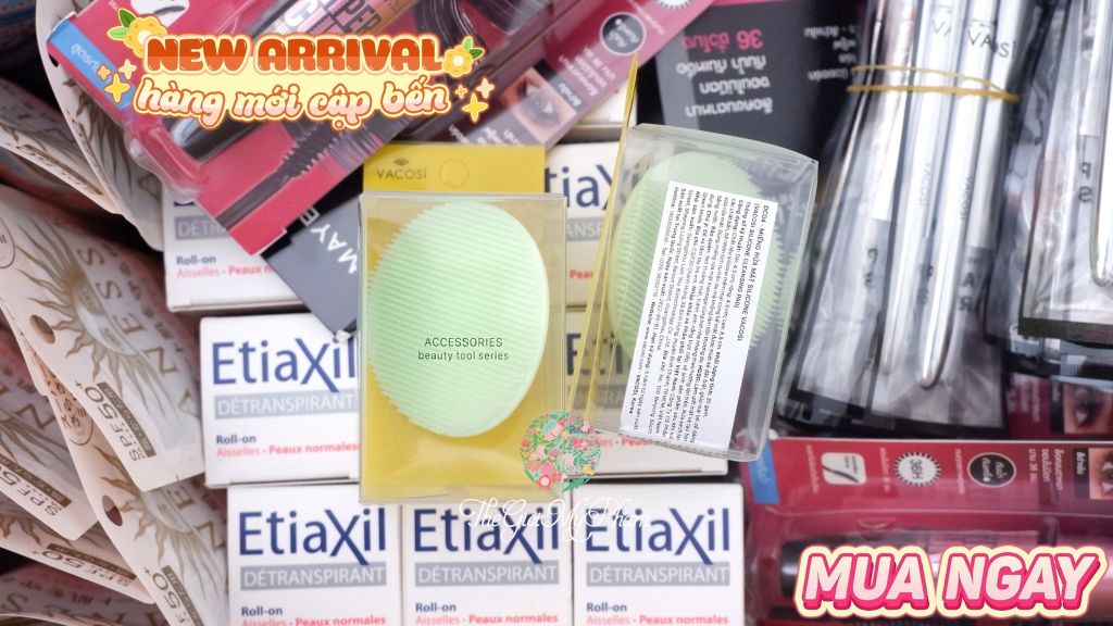 Miếng Silicon rửa mặt Vacosi