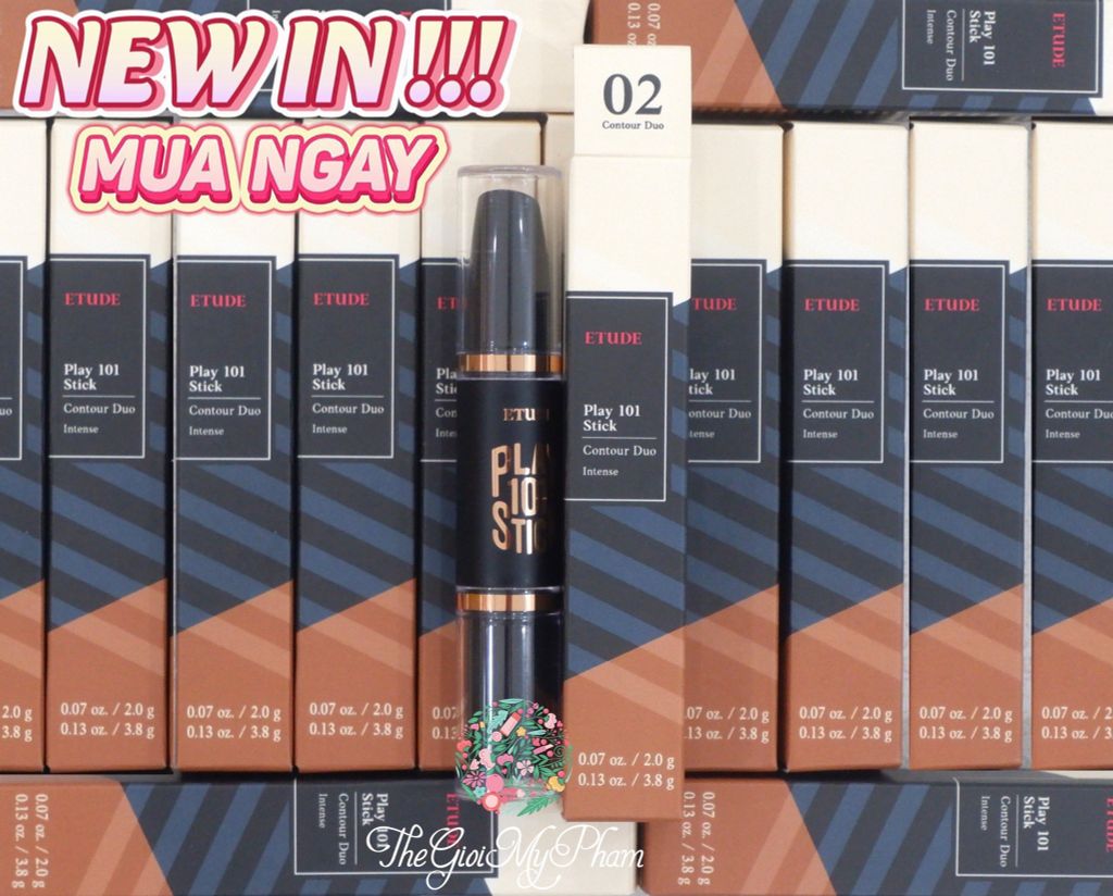 Bút Tạo Khối 2 Đầu Etude House Play 101 Stick Contour Duo #02