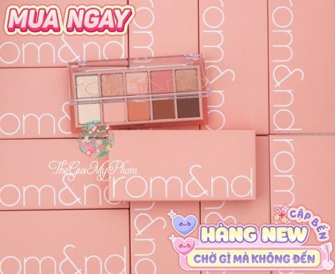 Phấn Mắt 10 Ô Rom&nd Better Than Palette #01 Pampas Garden