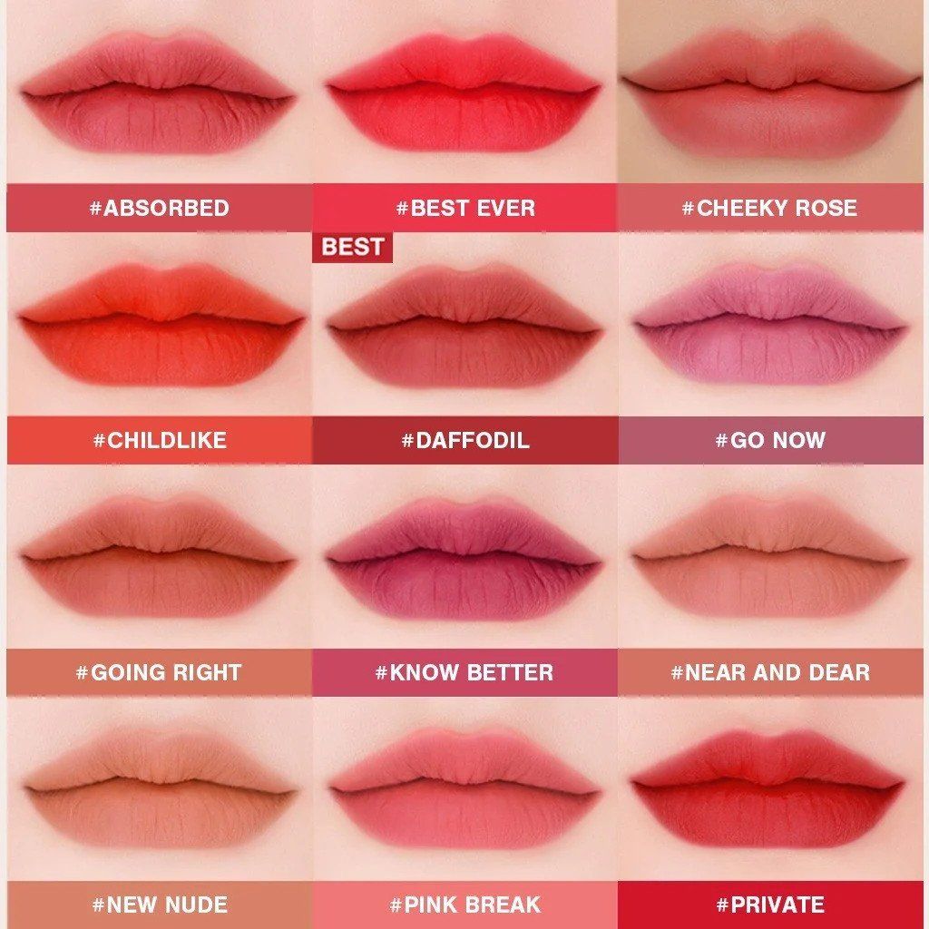 Son 3CE Velvet Lip Tint #Speak up ( Ko tđ)
