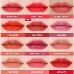 Son 3CE Velvet Lip Tint #Speak up ( Ko tđ)