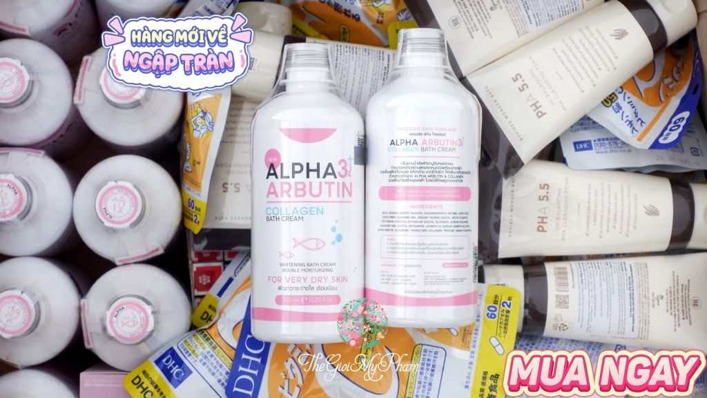 Sữa Tắm Trắng Alpha Arbutin Collagen 350ml