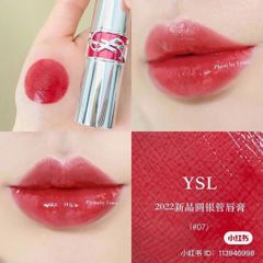 YSL - Son Rouge Volupte Candy Glaze #07 Beige Bliss (Ko Tđ)