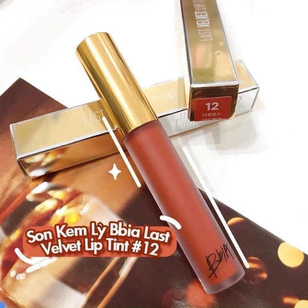 Son kem Bbia Last Velvet Lip Tint Ver 3 #12