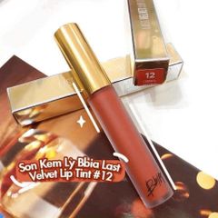 Son kem Bbia Last Velvet Lip Tint Ver 3 #12