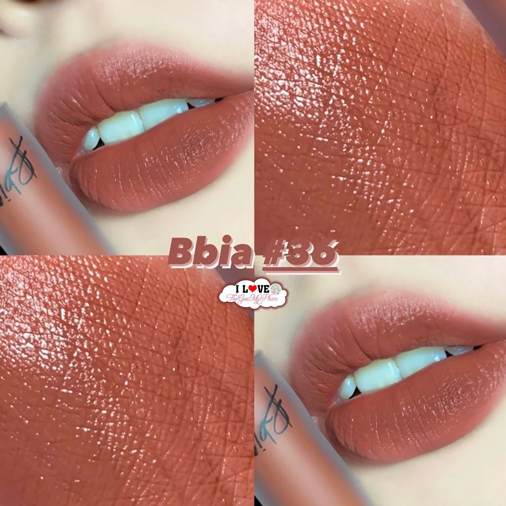 Son kem Bbia Last Velvet Lip Tint 36