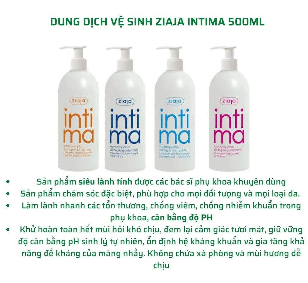 Dung dịch vệ sinh Intima 500ml #Cam