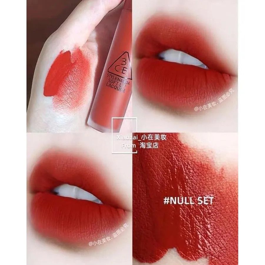 Son 3CE Soft Lip Lacquer #Null Set ( ko tđ)