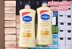 Sữa Dưỡng Thể Vaseline Intensive Care Essential Healing 725ml #Vàng Nắp Xanh