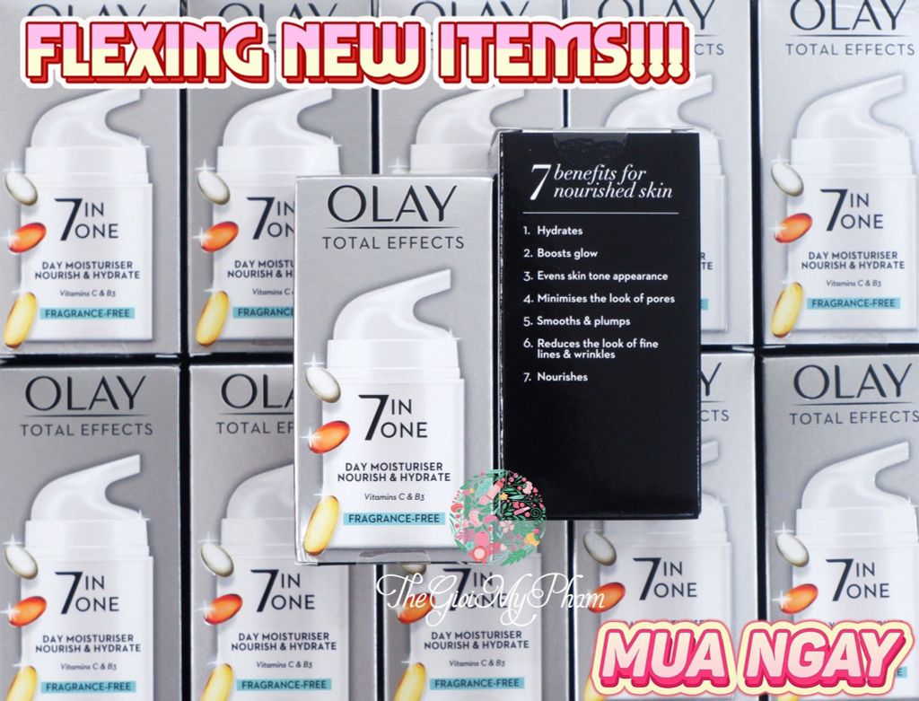 Kem Dưỡng Olay Total Effects 7 In One 50ml (Ngày/Không Mùi)