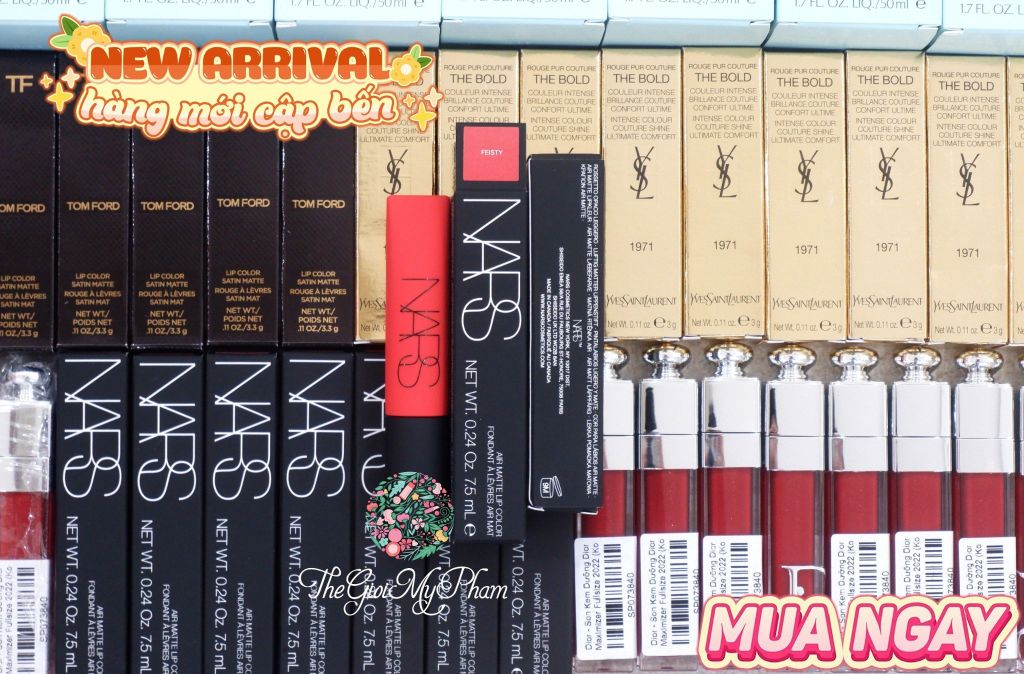 Son Kem Nars Air Matte Lip Color #Feisty (Ko Tđ)