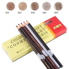 Chì Xé Kẻ Mày Coloured Soft Cosmetic Art Eyebrow Pencil #Brown