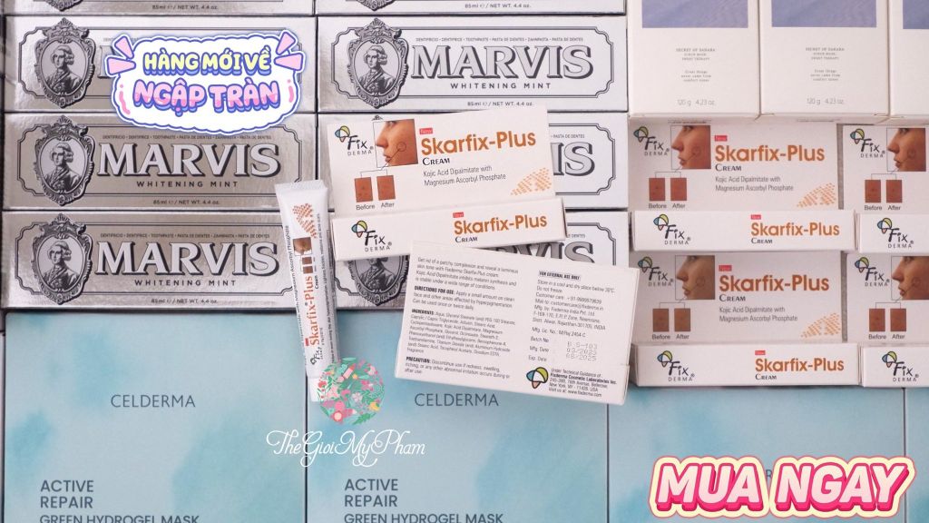 Fix Derma - Kem Trị Sẹo,Thâm Nám Tàn Nhang Skarfix Plus Cream 15g