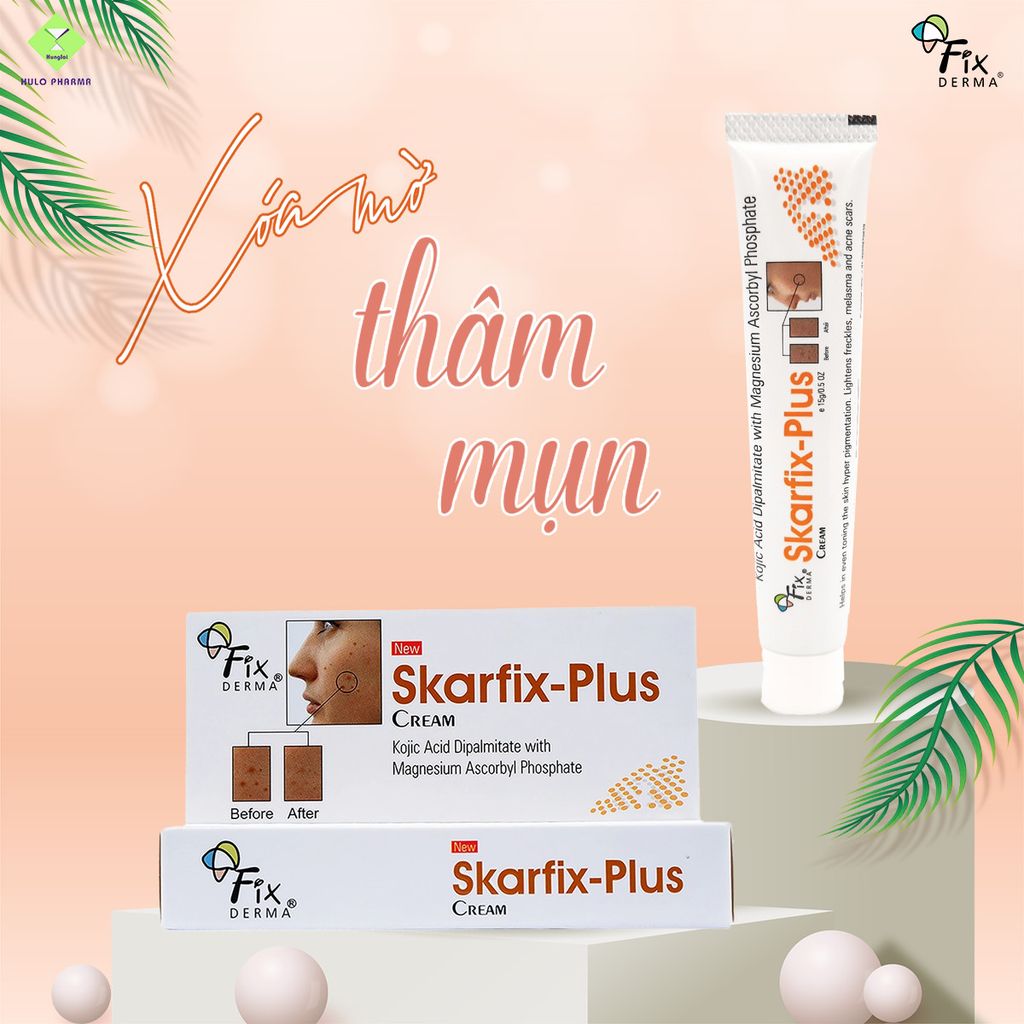 Fix Derma - Kem Trị Sẹo,Thâm Nám Tàn Nhang Skarfix Plus Cream 15g