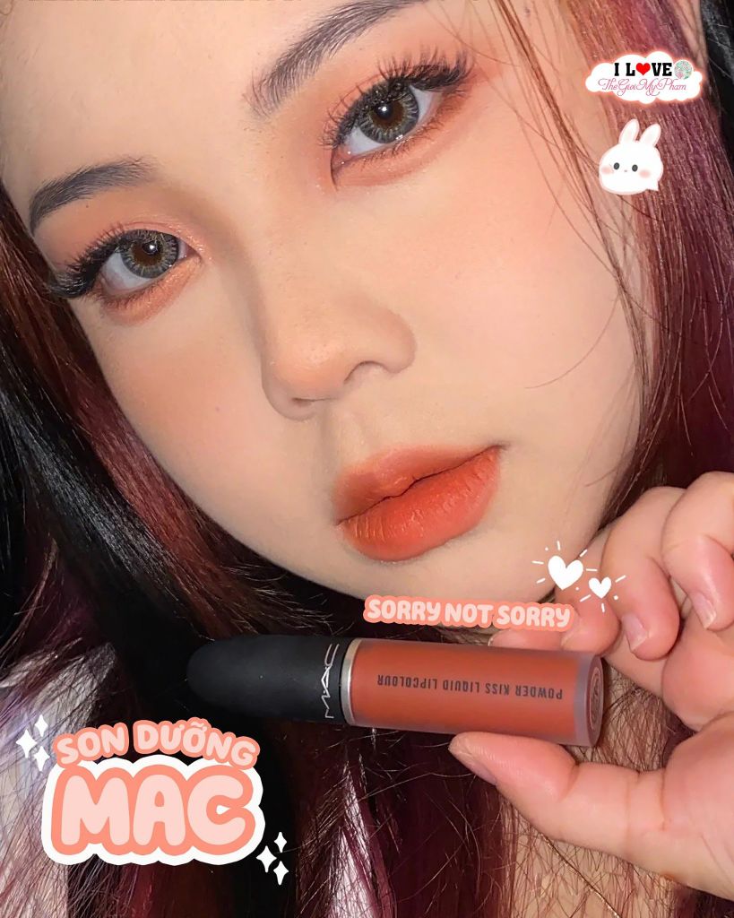 MAC - Son Kem MAC Powder Kiss Lipcolour #998 (Ko tđ)