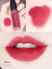 MAC - Son Kem MAC Powder Kiss Lipcolour #988 (Ko tđ)