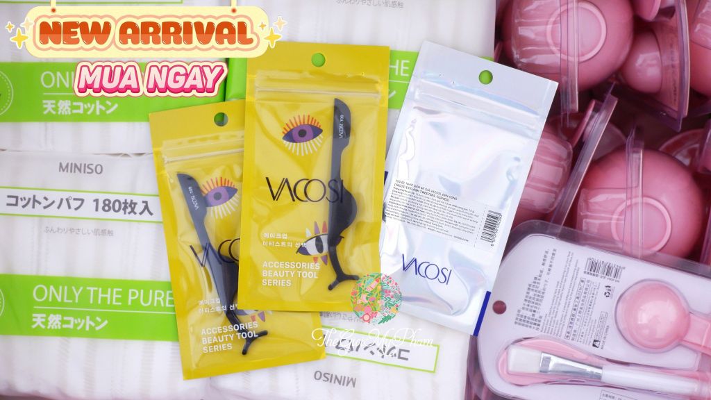 Nhíp Gắn Mi Giả Đen Cong Vacosi T09-02