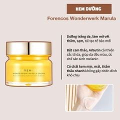 Kem Forencos Wonderwerk Marula Moisture Binding 50ml (Vàng)