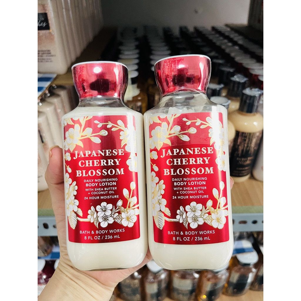 BBW - Body Lotion 236ml #Cherry Blossom (Mẫu mới)