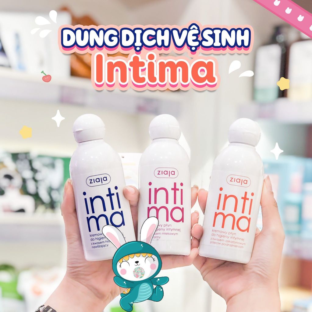 Dung dịch vệ sinh Intima 200ml #Hồng