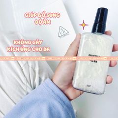 Xịt Khóa Nền Trang Điểm 3CE Shimmer Makeup Fixer 95ml (Có Nhũ)