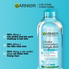 Garnier - Tẩy Trang 400ml #Xanh Dương