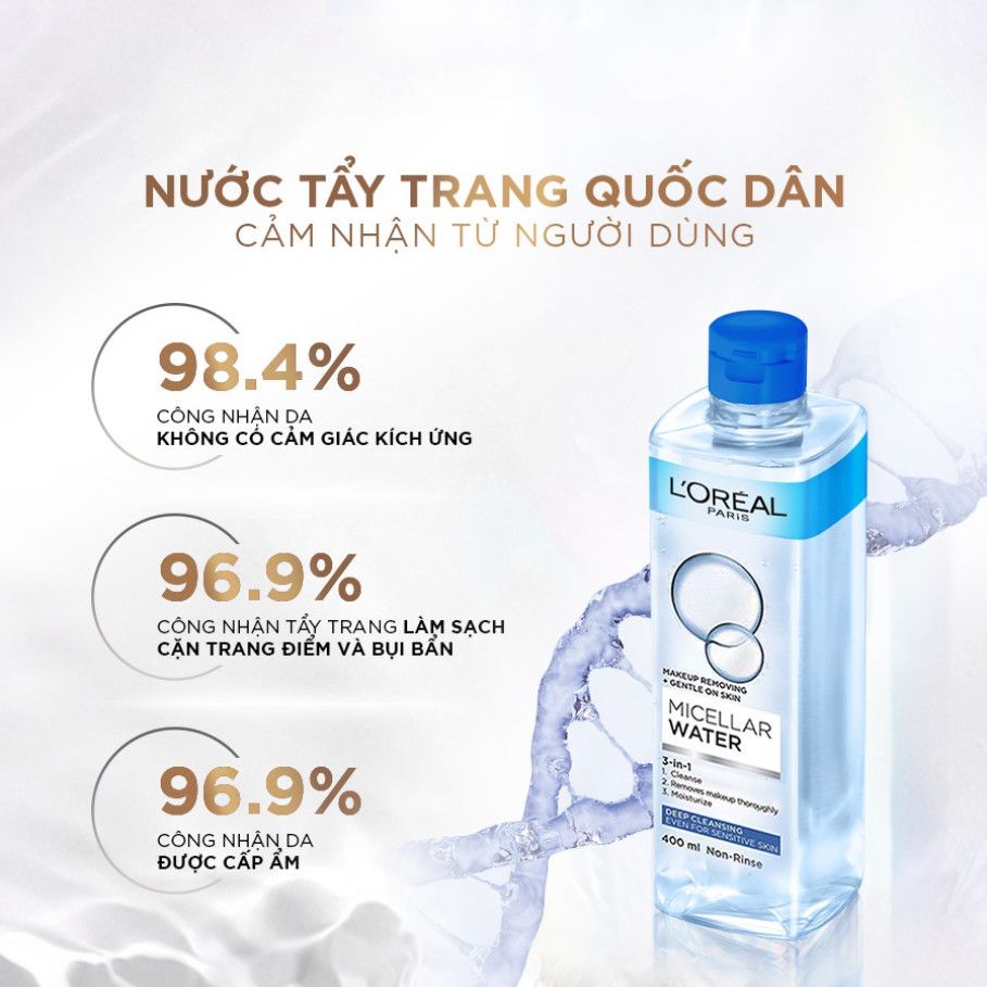 Loreal Cty - Nước Tẩy Trang Sạch Sâu 400ml